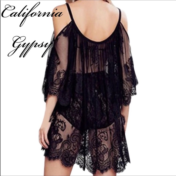Lace Gypsy Swim Coverup - Picture 5 of 7